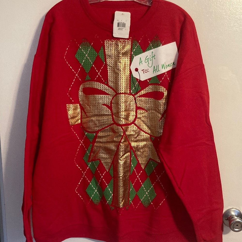 Hanes Men’s Christmas Sweatshirt - Ugly Christmas Sweater (XL) NWT